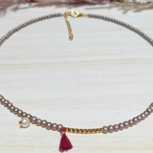 ΚΟΛΙΕ ΧΡΥΣΟ ΜΕ ΠΕΡΛΑ ΓΚΡΙ