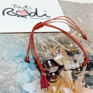 ΒΡΑΧΙΟΛΙ Heart-μαύρη