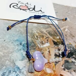 ΒΡΑΧΙΟΛΙ Heart- μπλε