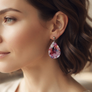 Orchid Petal Earrings
